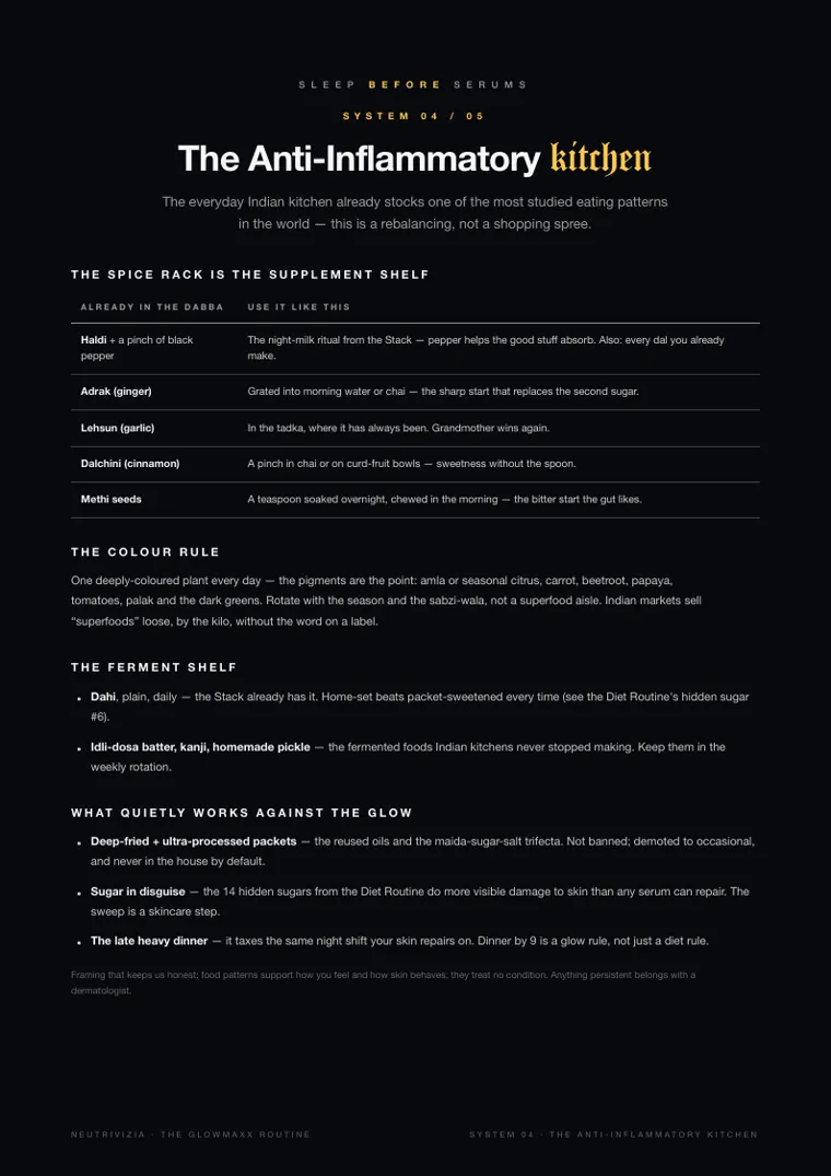 THE GLOWMAXX ROUTINE, page 16: The Anti-Inflammatory Kitchen