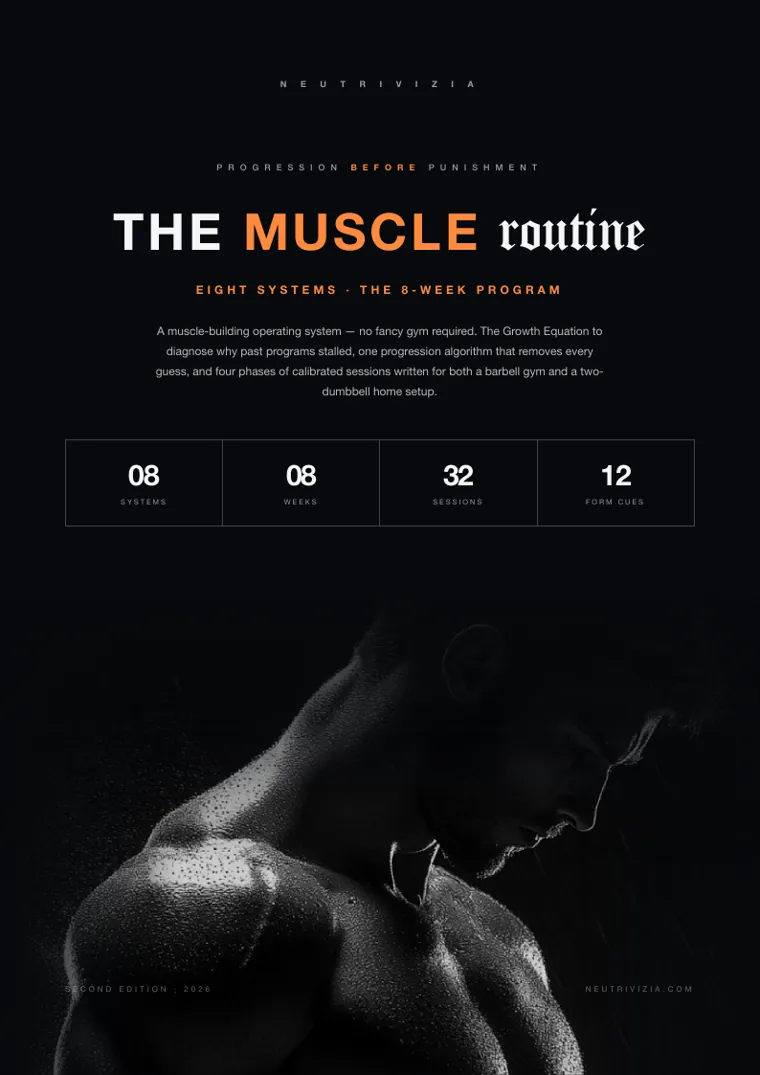 THE MUSCLE ROUTINE, page 1: The cover