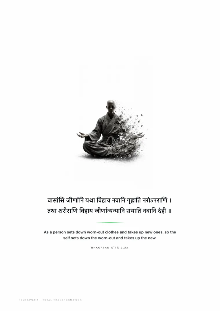 TOTAL TRANSFORMATION, page 10: Bhagavad Gītā 2.22